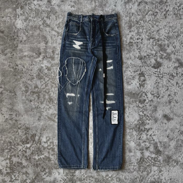 ! НА РУКАХ ! Ann Demeulemeester “Claire” Blue Jeans  | Rick Owens /if6was9 Type