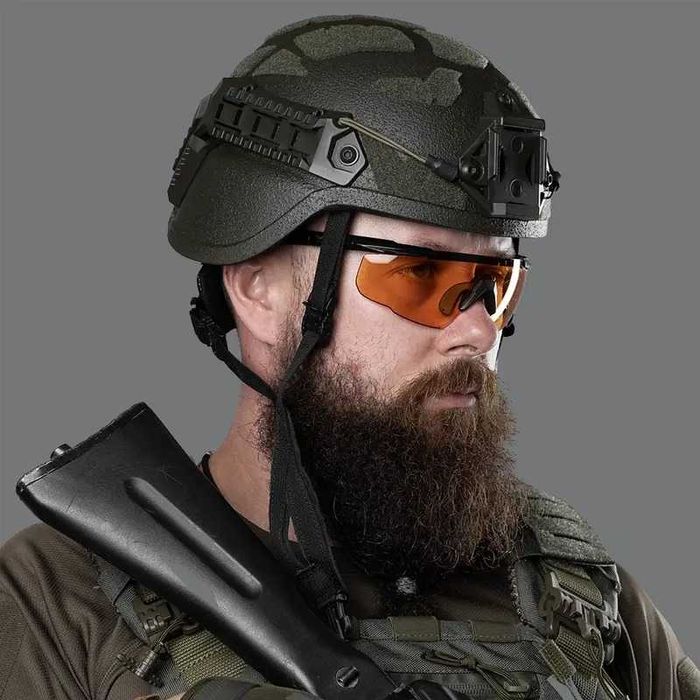 Кевларовий шолом ARCH MICH (закриті вуха) Олива ДСТУ Данія