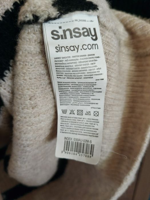 Sweter damski jasny beż.