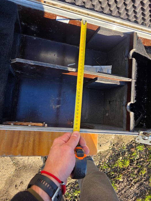 107x33x17 flightcase case KUFEREK skrzynia kablarka FAKTURA