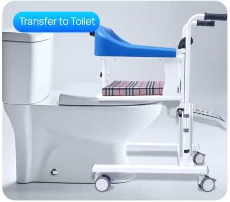 Cadeira de rodas de transferência, altura ajustável, para doentes NOVA