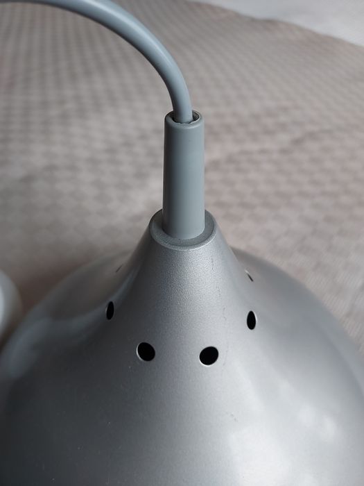 Candeeiro de Teto Suspenso Cinzento