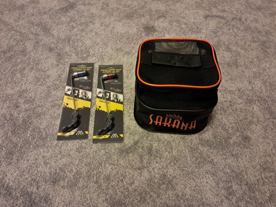 Siatka i pojemnik do pelletu sakana  ,sygnalizatory .wysyłka