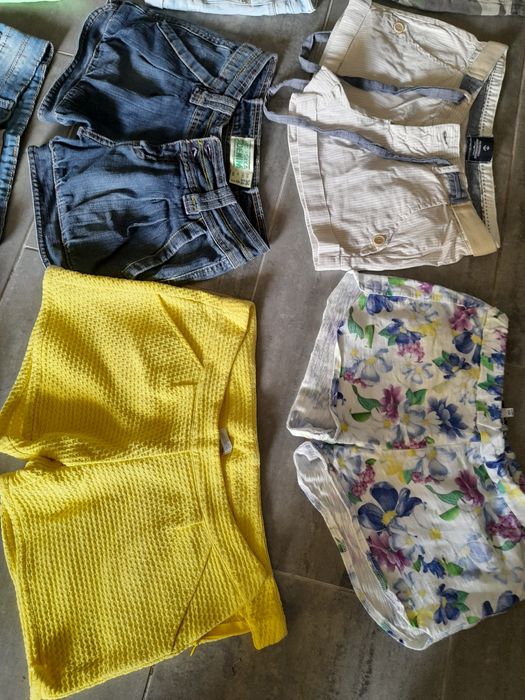 Calças, calcoes e vestidos