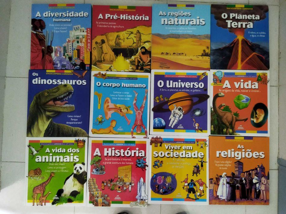 10 Livros da enciclopédia Laurosse  para Crianças