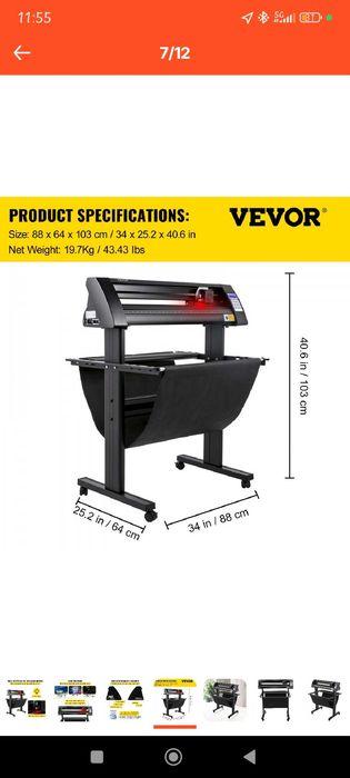 Máquina de corte em vinil