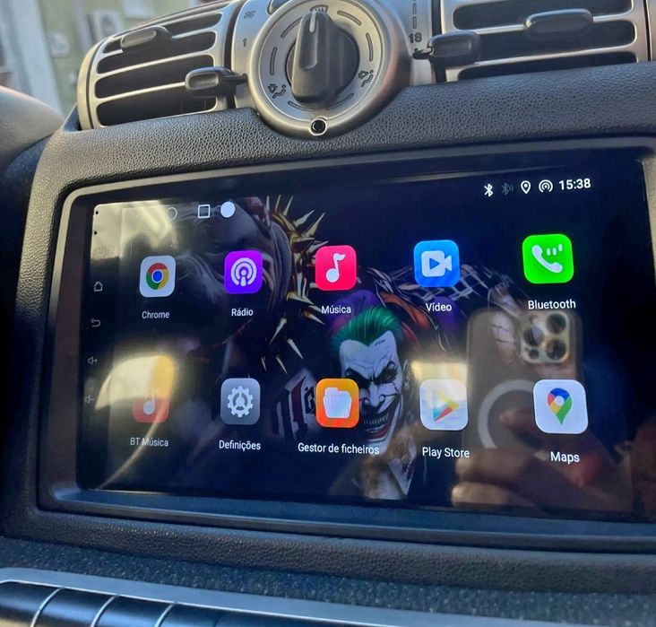 Rádio Android  1gb+16gb/32gb com GPS Smart Fortwo W451 (Artigo Novo)