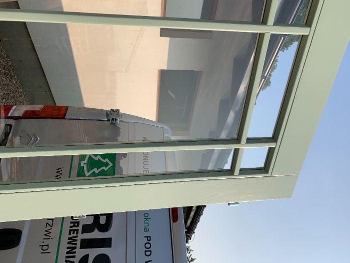 Drzwi drewniane NA WYMIAR francuskie szprosy hampton prowansalskie