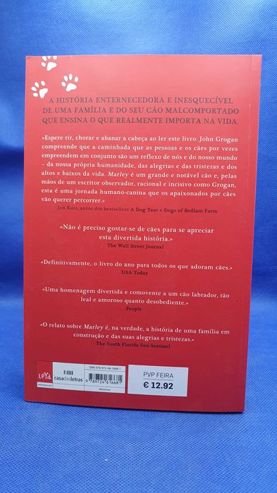 Livro - REF PA5 - John Grogan - Marley e Eu