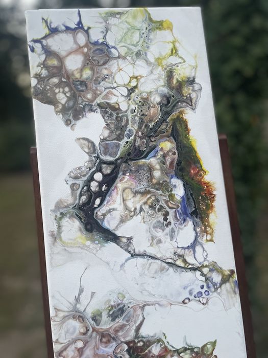 Malowany obraz akrylowy 20x60