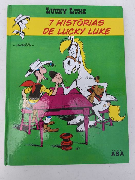 Livro 7 histórias de Lucky Luke