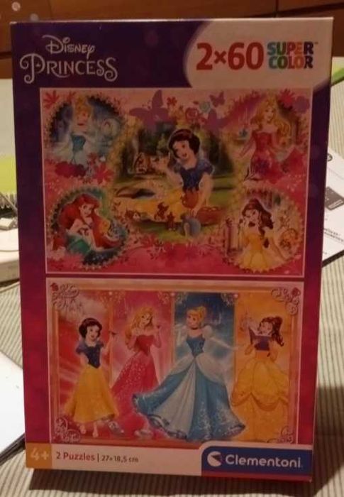2x60 Puzzle Princess Disney