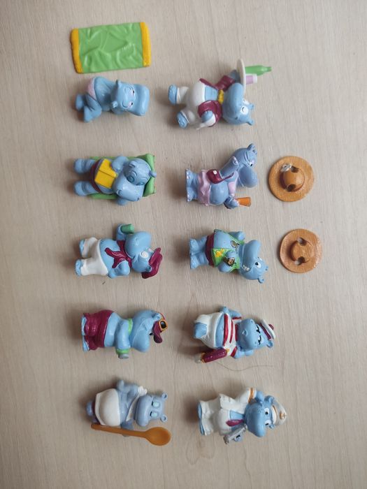 FERRERO Киндер сюрприз Серия Бегемоты на каникулах, 1995 г.