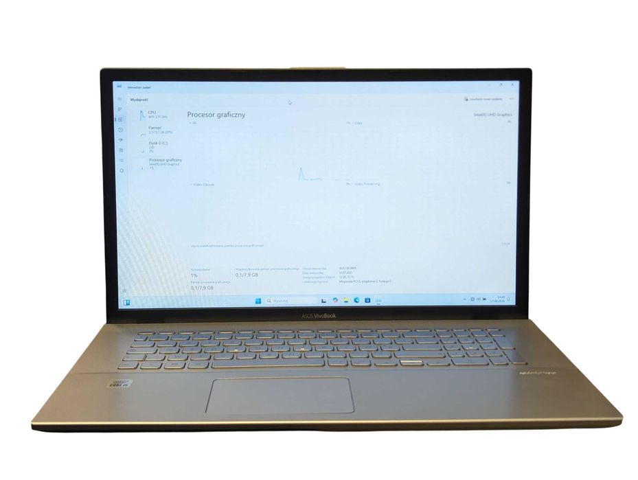 Laptop ASUS VivoBook X712JA 17,3 " i5-1035G1 16GB RAM 512GB SSD WIN11