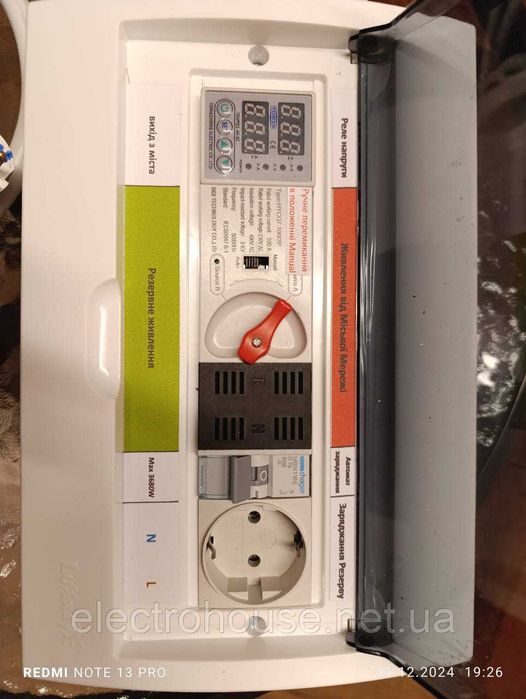 Готовий щит АВР автоматич. резервного живл. EcoFlow,Bluetti інверторів