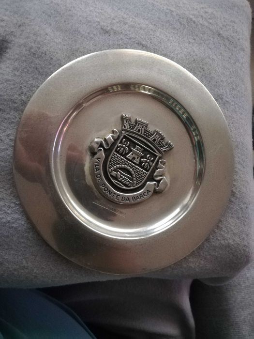 Plate made of 98% tin, Vila Ponte da Barca
