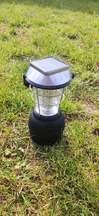 Solarna lampa kempingowa 36 LED dynamo