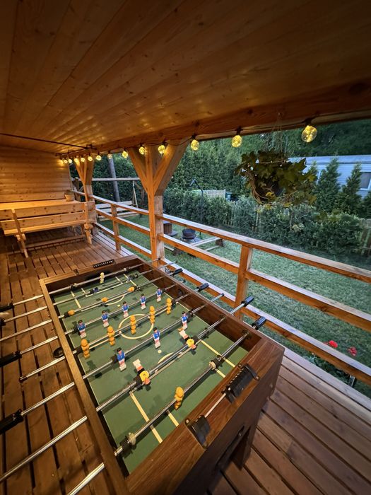 Domek drewniany z tarasem , 6 os. - Kobyla Góra