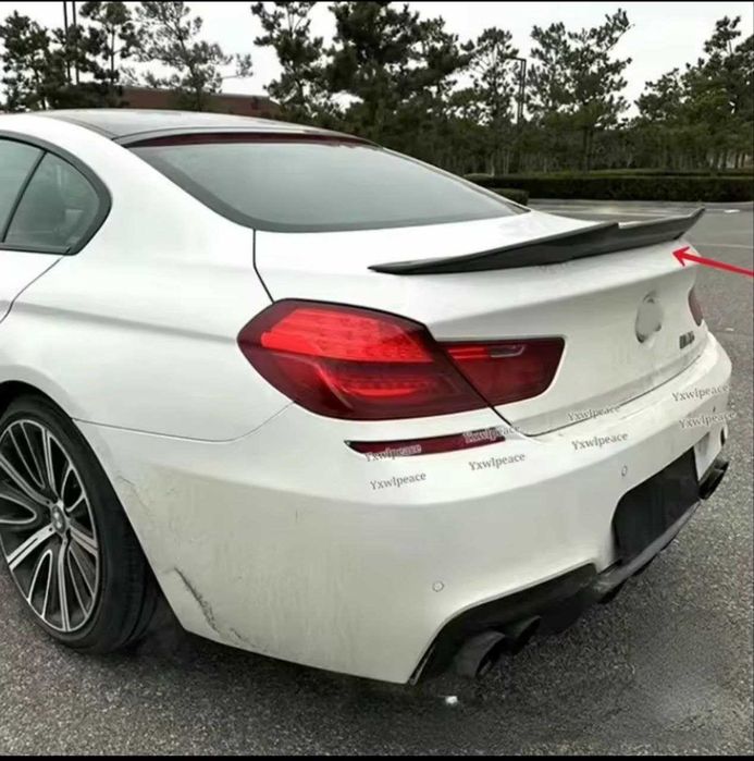 Спойлер для BMW 6 серії F06 Gran Coupe PSM style диффузор сплиттер губа пороги обвес зеркала сплiтер