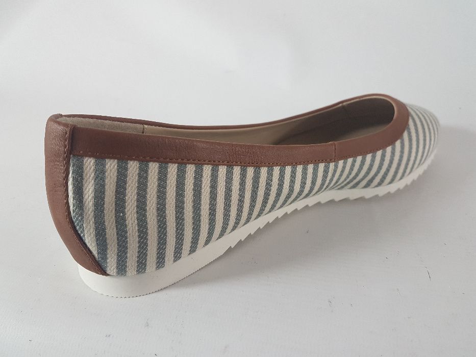 BALERINKI PIER ONE balerinki DAMSKIE skóra naturalna nowe R 37
