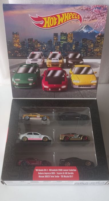 Conjunto 6 miniaturas Hot Wheels