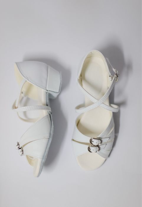 Дитячі туфлі для бальних танців блок-каблук