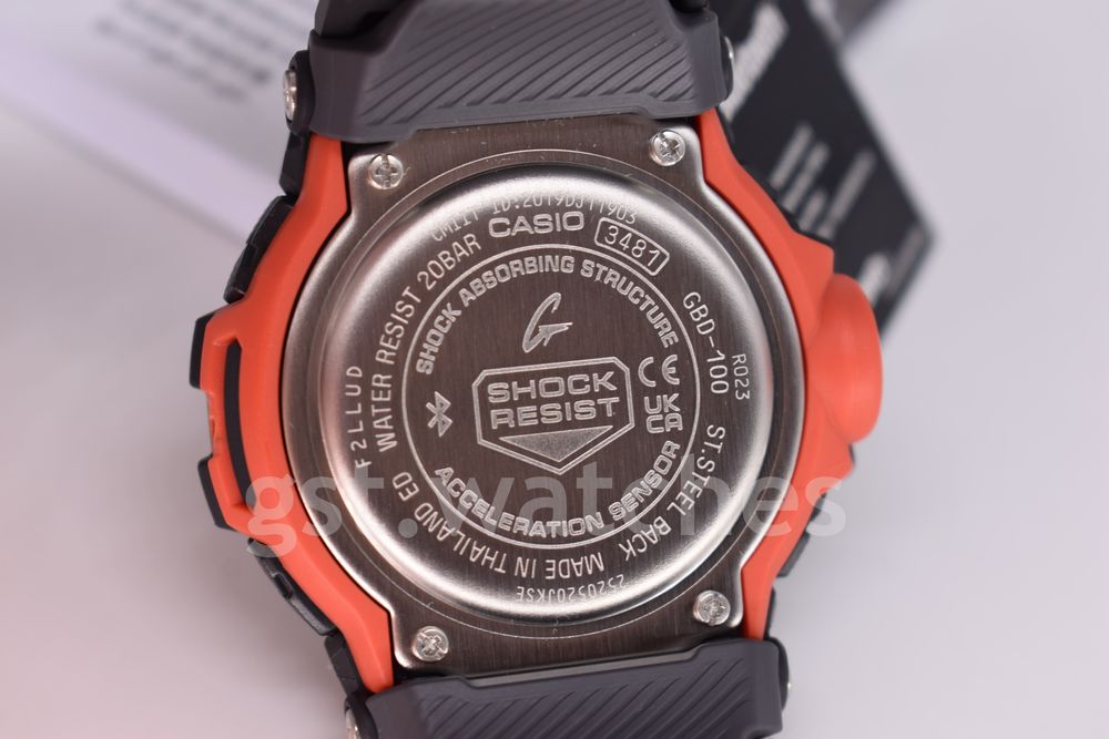 Casio G-Shock GBD-100-1E NEW ORIGINAL | Bluetooth | Step-Tracker