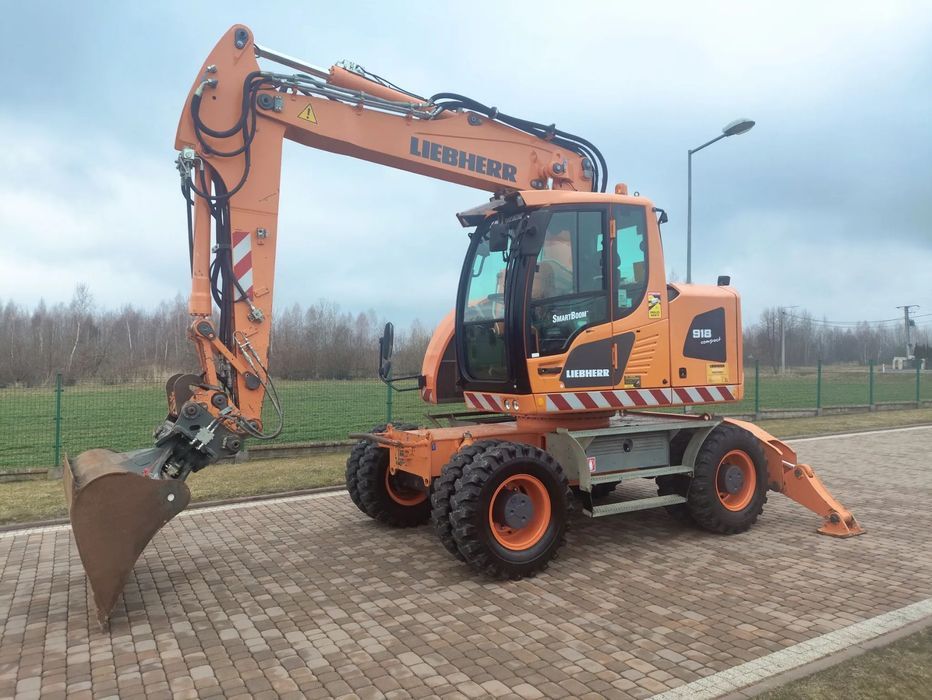 Liebherr Liebherr A 918 COMPACT / BEZ DPF I ADBLUE / SPROWADZONA / KOPARKA KOŁOWA / 10 000 MTG / KOMPLET ŁYŻEK /  cat , caterpillar , atlas , volvo , 914 , 916 , 904 , 900