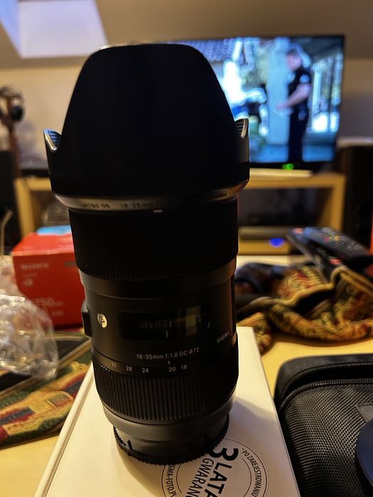 Obiektyw Sigma Art 18-35 f1,8 DC Sony A-mount