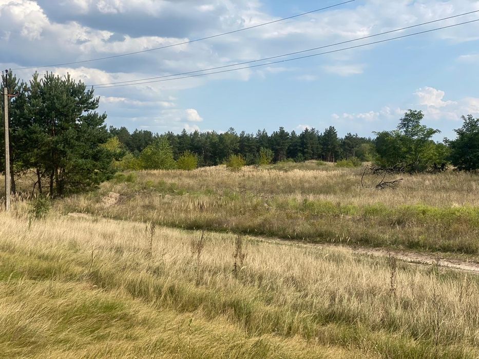 Участок под глэмпинг, базу отдыха возле Голубых Озёр свой пляж