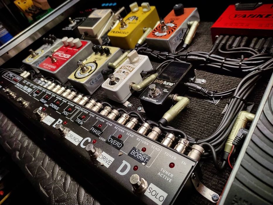 Pedalboard MXR, Dunlop, Boss, Pog, Joyo, Polytune
