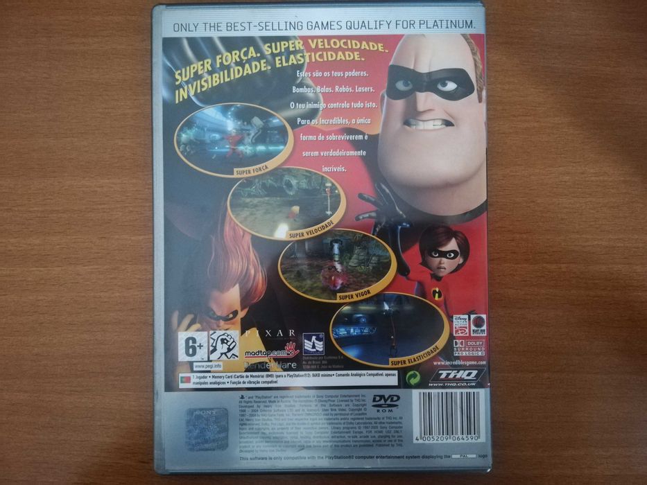 The Incredibles - Os Super Heróis [PS2] - Sem Manual
