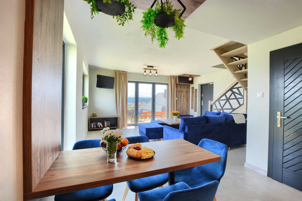 Domek 8 osób, apartament 4 osoby,  w górach z widokiem na Tatry Pieniny Szczawnica