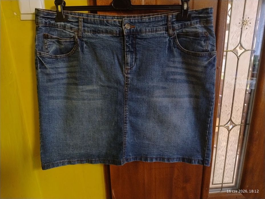Spódnica jeansowa John Baner 50 97% bawełna 3 elastan