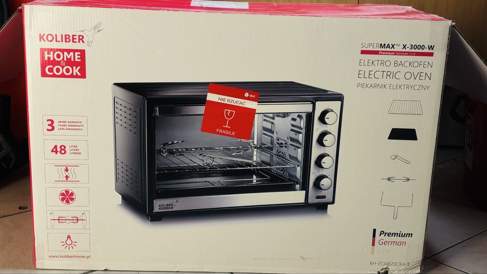 piekarnik elektryczny Koliber Supermax X-3000-W