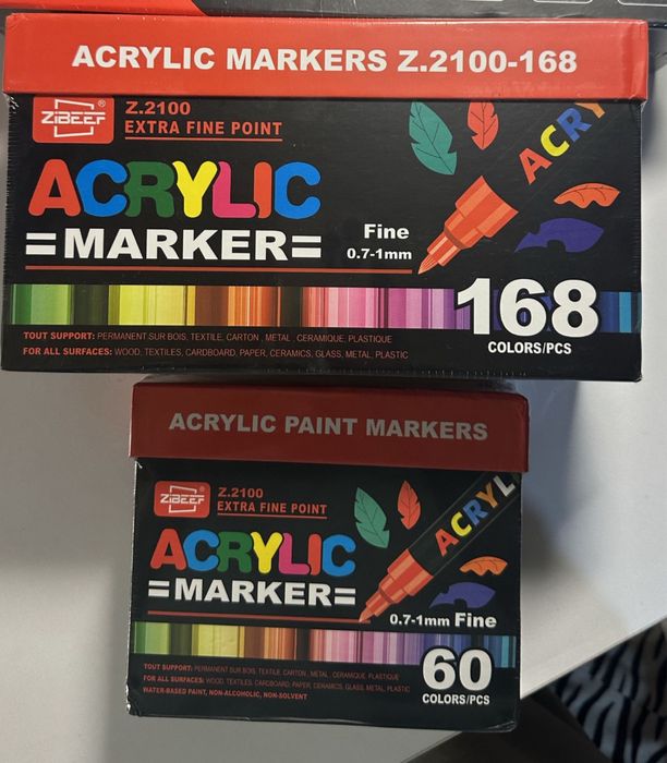Акрилові маркери guangna/zibeff