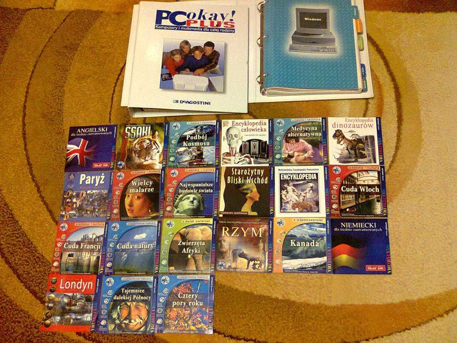 PC okay plus płyty CD-ROM kurs obsługi komputera multimedia Deagostini