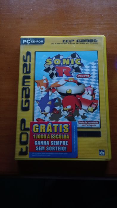Jogo Retro  Sonic R Sega PC-ROM Colecionável
