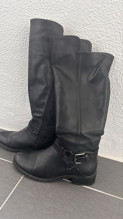 Botas preta altas 37