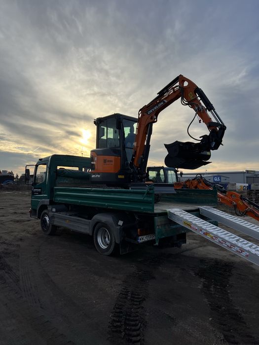 Minikoparka prace ziemne usługi transport kompleskowo utylizacja