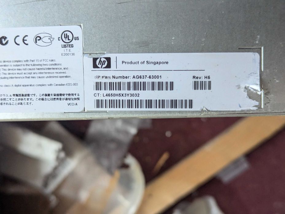 HP StorageWorks EVA4400 Dual Controller Array HSV300 AG637A