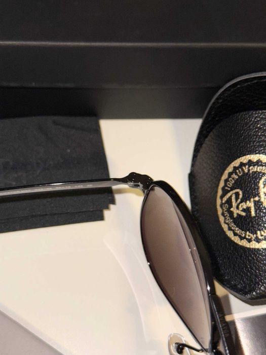 Óculos de sol Ray-Ban Aviator RB3025 – Total Black Polarizado