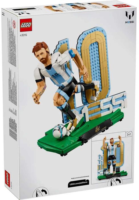 Конструктор LEGO Editions Ліонель Мессі — легенда футболу (43015)