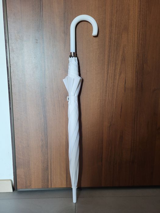 Parasol biały polski na ślub ślubny