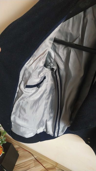 Стильное мужское пальто полупальто куртка косуха Zara.