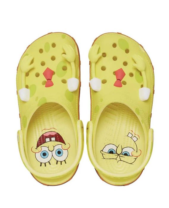 Крокси Губка Боб, Crocs x Sponge Bob у жовтому кольорі, Унісекс(38-39)