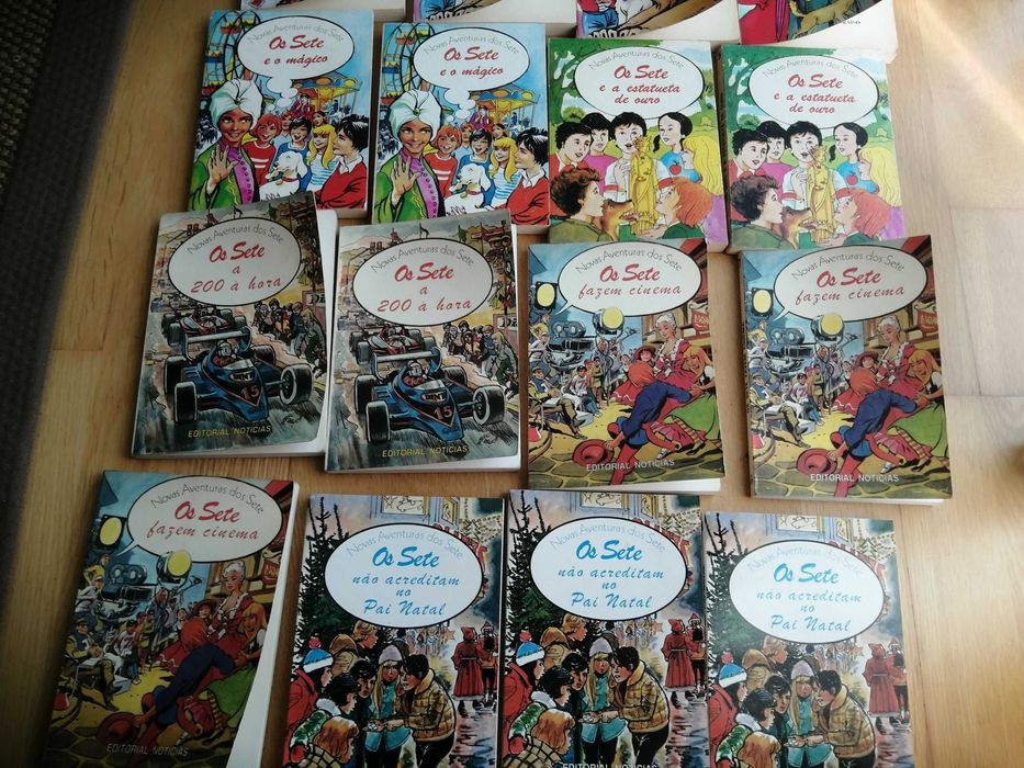 Livros - Coleção Novas Aventuras dos Sete - Editorial Noticias