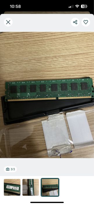 RAM Crucial 4 GB Single DDR3 1600 MT/SPC3 - 12800