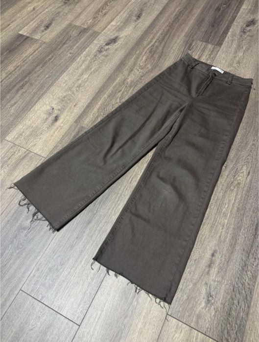 джинси коричневі кюлоти