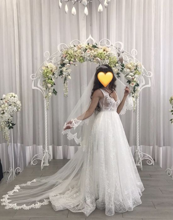 Летнее свадебное платье